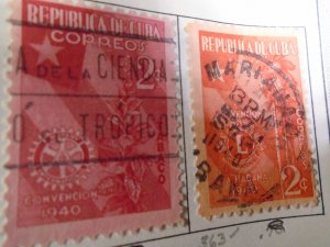 Cuba  #  362-63  used