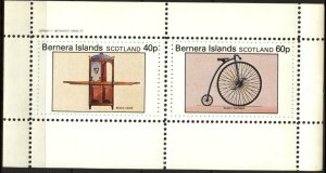 {B221} Bernera Scotland Transport Bicycle Chair Sh.2 MNH Cinderella !!