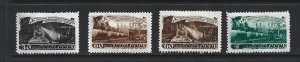 RUSSIA - 1948 COAL MINING AND OIL PRODUCTION - SCOTT 1280 TO 1283 - MH