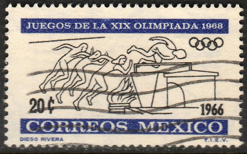 MEXICO 974, 20c 2nd Pre-Olympic Issue. Used. F-VF. (337)