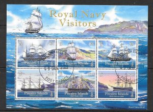 PITCAIRN ISLANDS SGMS795 2009 ROYAL NAVY VISITOR FINE USED