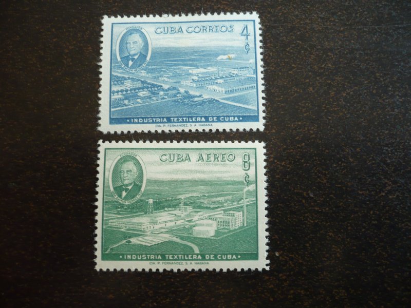 Stamps - Cuba - Scott# 590,C178 - Mint Hinged Set of 2 Stamps