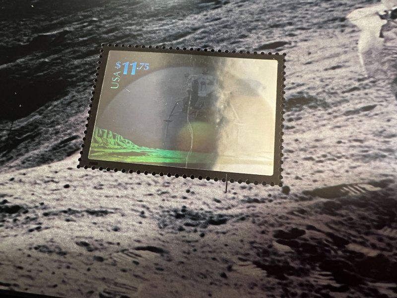 Landing on the Moon Souvenir Sheet 2000 US Scott #3413