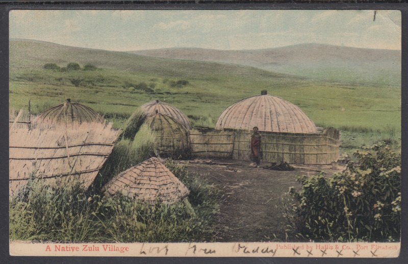 Cape of Good Hope Sc 64 on 1908 PPC, KIMBERLEY-ENGLAND