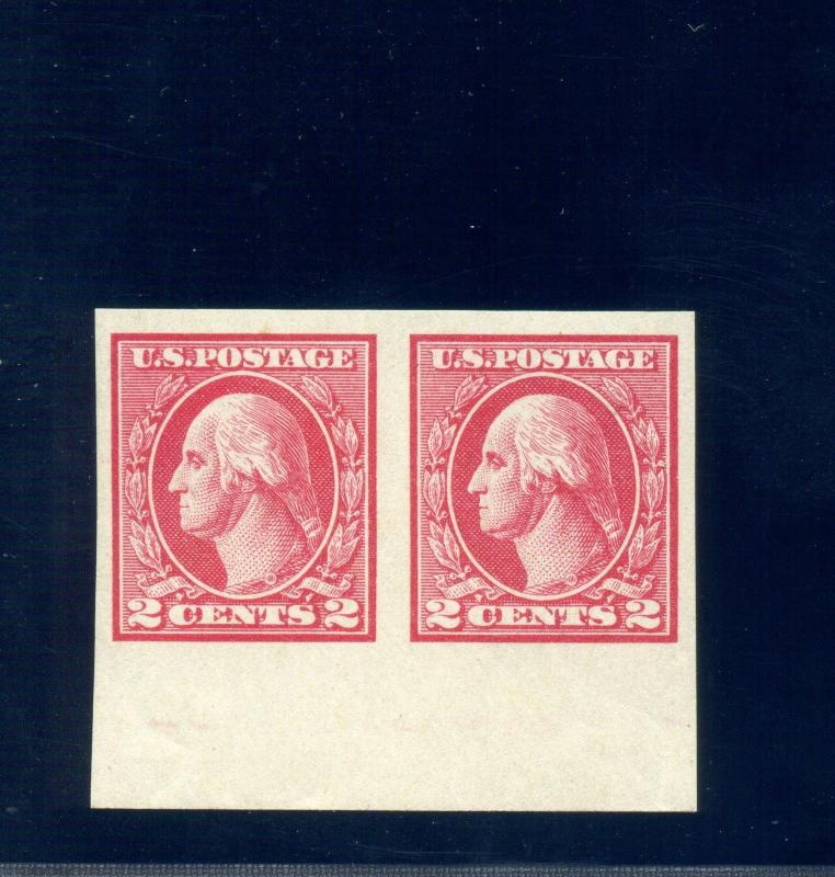 Scott#533 Washington Mint Imperf Pair of Stamps NH  with PSE Cert (533-PSE3 )