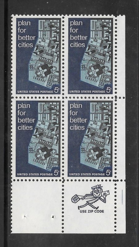 #1333 MNH Zip Block  .