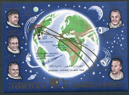 Jordan 436, MNH, Mercury Astronauts Spacecraft. x1638