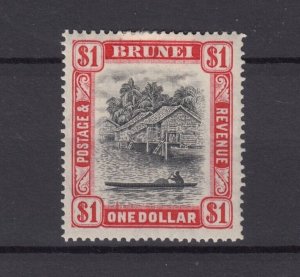 Brunei 1907 $1 Red/Grey SG46 MH BP9405