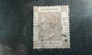 Hong Kong #8 used wmk 1 e21.3 12932