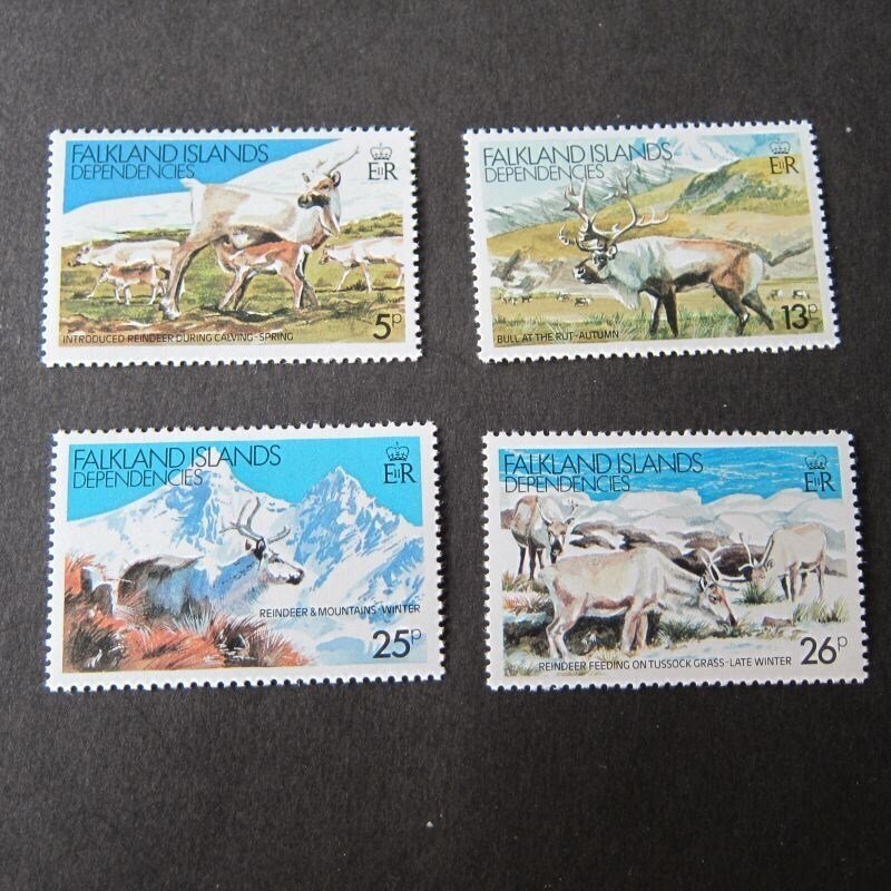 Falkland Islands Dependency 1983 Sc 1L62-65 set MNH