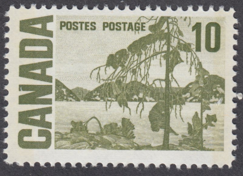 Canada - #462piv -  10c Centennial Issue Jack Pine LF W2B Tagging, PVA Gum - MNH