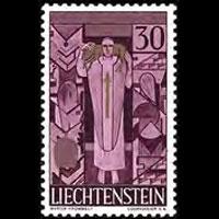 LIECHTENSTEIN 1959 - Scott# 335 Pope Pius XII Set of 1 NH