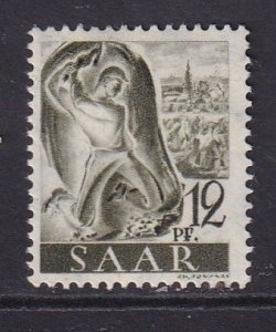 Saar  #172  MNH  1947   miner 12pf