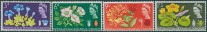 Great Britain 1964 SG655-658 QEII Botanical Congress set MNH