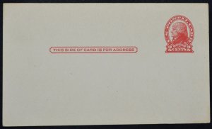 1918 US Sc. #UX30 postal card, mint, good condition