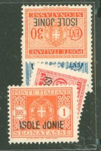 Ionian Islands #NJ1-NJ4 Unused Single (Complete Set)