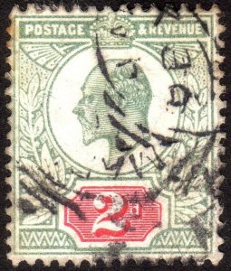 1902, Great Britain, 2p Used, Sc 130, Sg 225