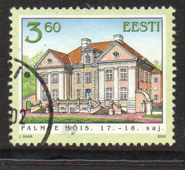 Estonia Sc 395 2000 Palmse Hall stamp used