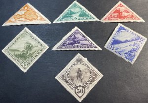 TANNU TUVA # 54-60--MINT/HINGED--COMPLETE SET--1935