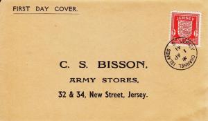 German Occupation of Jersey Island, 1943, FDC (16271)