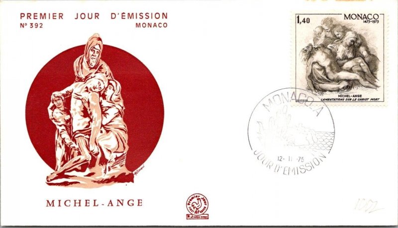Monaco FDC 1975 SC #1001 Bi-Centennial Anniversary of Ampere - J21073