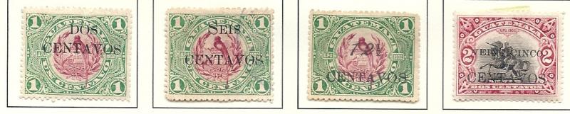 Guatemala #154-157 (M&U)   CV $1.00