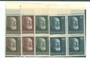 Austria #B77-B80  Multiple