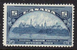 Canada Sc 202 1933 5c Postal Union Conference stamp mint