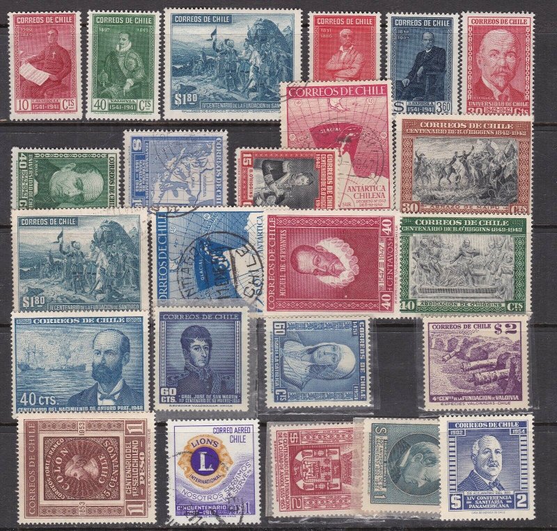 CHILE ^^^^^^sc# 211//288  mostly  mint hinged collection  $$@ lar 3149chile