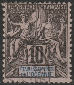 French Polynesia 1892 Sc 6 used