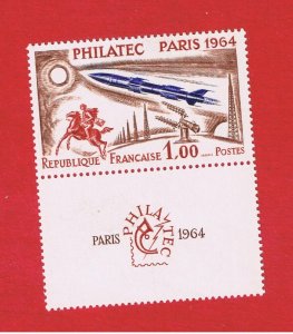 France #1100  MNH OG   PHILATELIC '84 w/tab  Free S/H