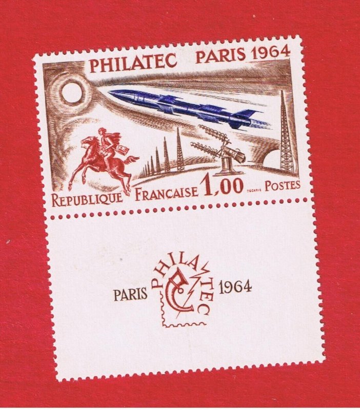 France #1100  MNH OG   PHILATELIC '84 w/tab  Free S/H 