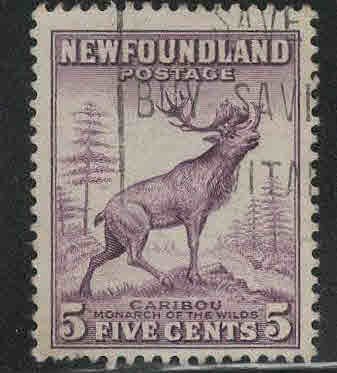 NEWFOUNDLAND Scott 190 Used  caribou Die 1 stamp
