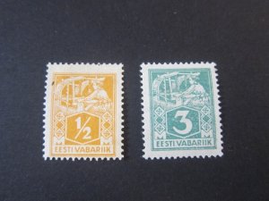 Estonia 1922 Sc 65,69 MH