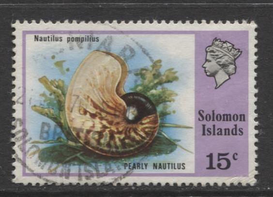 Solomon Is. - Scott 324 - New Definitive Issue -1976 - FU -Single 35c Stamp