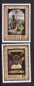 Anguilla-Sc#68-9-unused light hinged set-id2-Easter-1969-