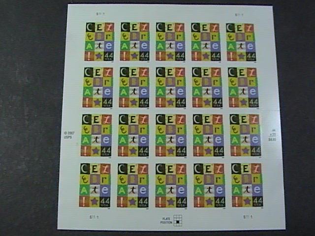 U.S.# 4407-MINT/NEVER HINGED-- PANE OF 20---CELEBRATE---2009