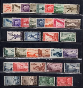 A.O.I. Various Subjects No. 1/20 + Airmail + Express - MNH