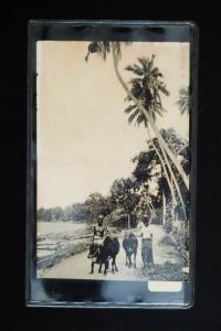 Ceylon WWI 1916 Censored Stamped Postcard