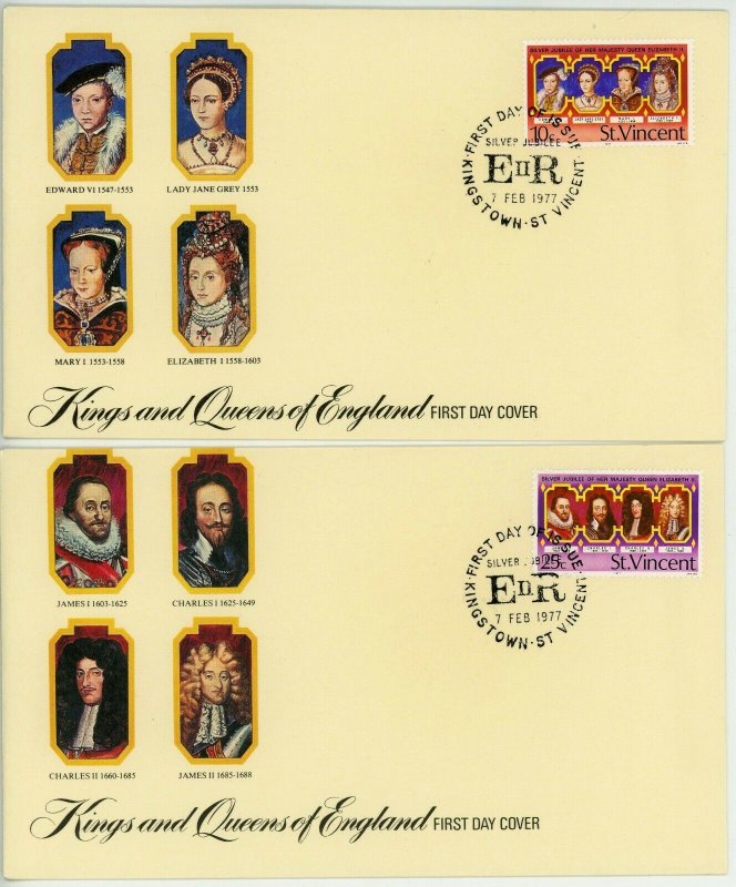 ST. Vincent FDC First Day Issue Cover Collection British Commonweals Postage