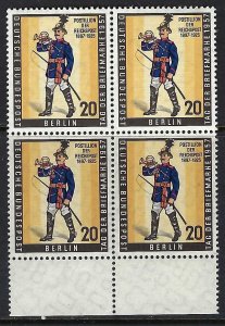 Germany Berlin 9N160 MNH BLOCK OF 4 [D3]