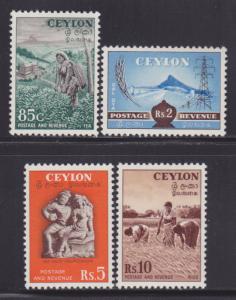 Ceylon 325-328 VF-MLH nice colors cv $ 77 ! see pic !