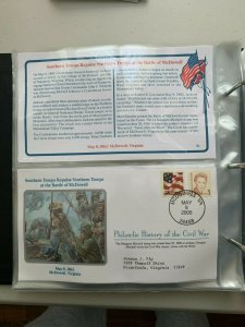 Philatelic History Civil War cover southern repulse northern at the mcdowell