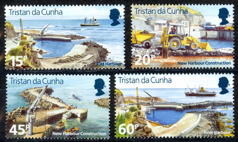 Tristan Da Cunha Sc# 580-583 MNH 1996 New Harbour