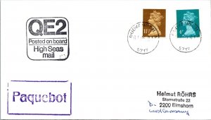 Norway 1986 - QE2 High Seas Mail Paquebot - Gudvangen - F67457