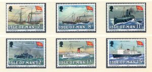 1980 Isle of Man SG170/175 Steam Packet Company Set Unmounted Mint