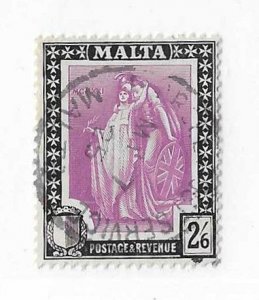 Malta Sc #111 2sh6p  used with SON CDS VF