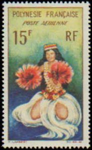 French Polynesia #208-209, C30, Complete Set(3), 1964, Never Hinged