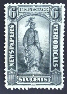 Scott#PR12 - F - 6c Black - Newspaper Stamp - NG - 1875