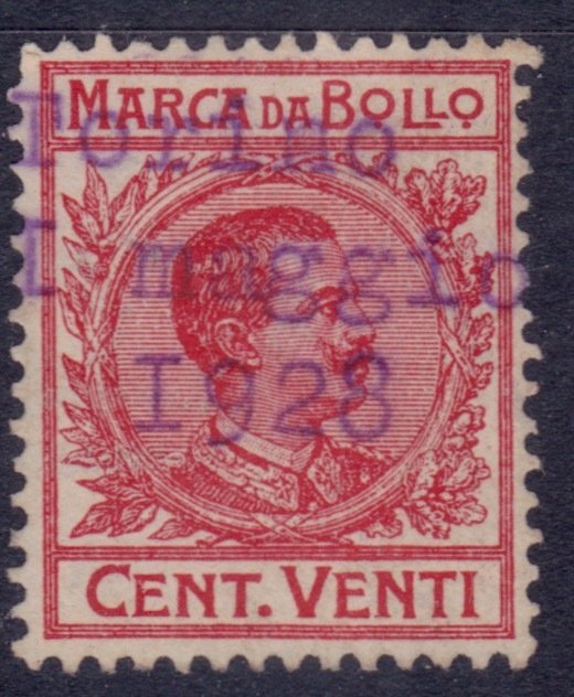 Italy, Revenue, Marca da Bollo , 20c, used**